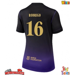 Barcelona Rodri Hernandez #16 Replica Away Stadium Shirt for Women 2026-27 Short Sleeve